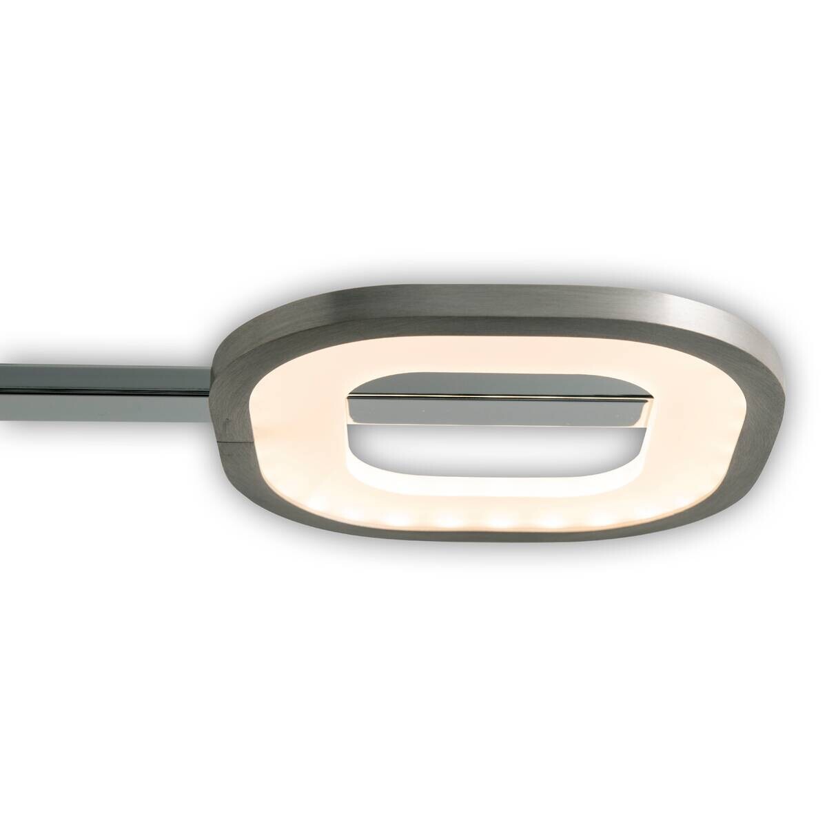 Näve Leuchten Pendelleuchte 7070342 stahlfarbig Kunststoff Metall B/H/T: ca. 16x150x100 cm null 4 Brennstellen