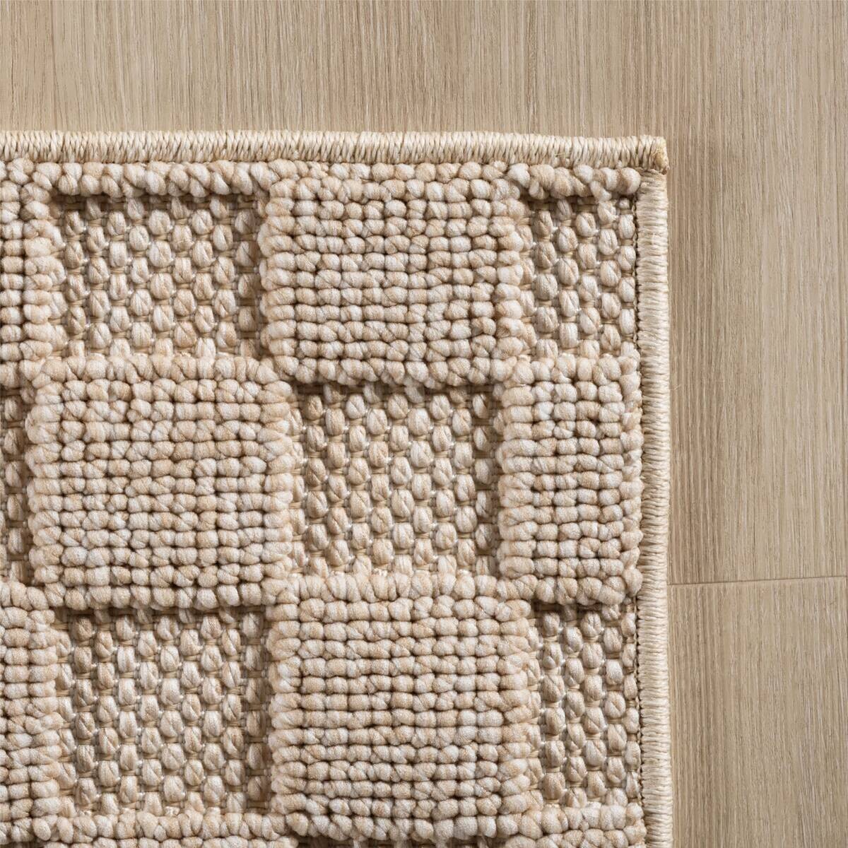 Ayyildiz Kurzflorteppich HELIX beige B/H/L: ca. 200x0,7x290 cm