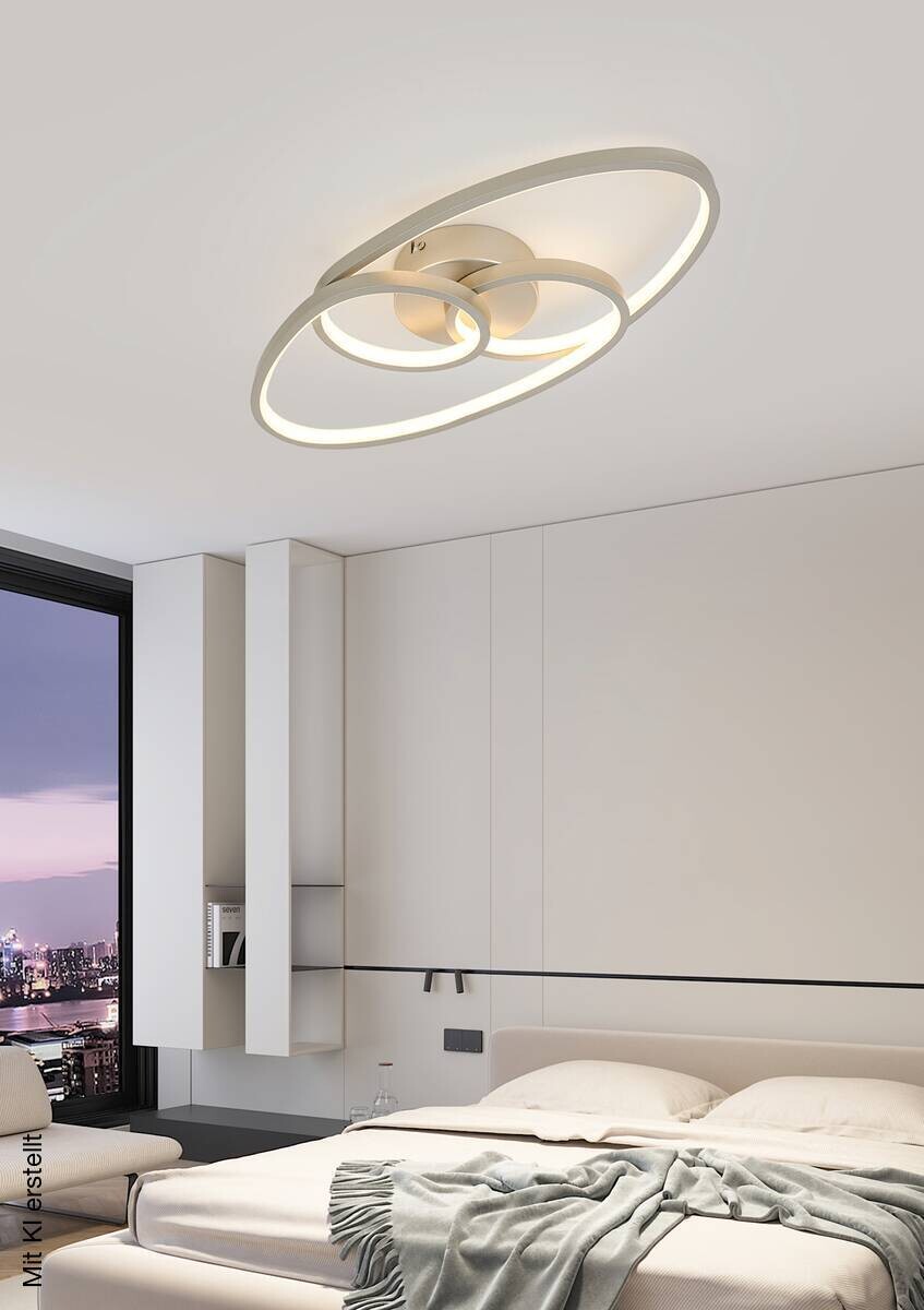 Nolo LED-Deckenleuchte Dual B/H/L: ca. 45x8x21 cm