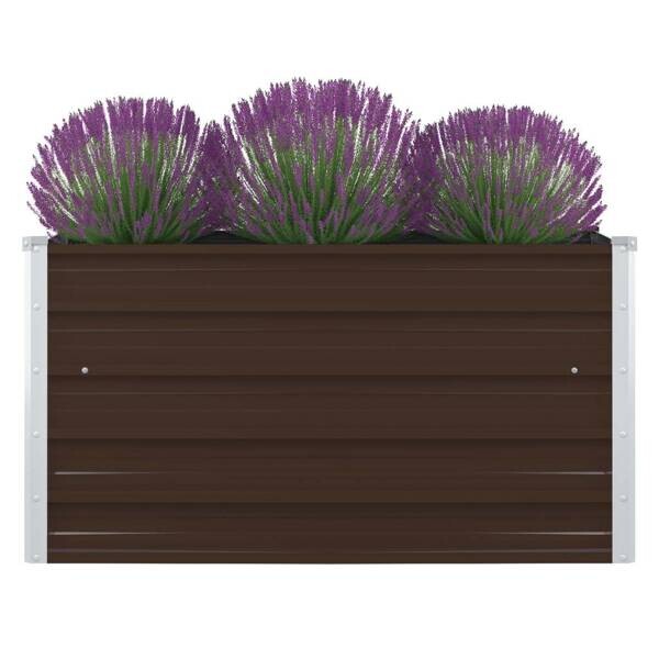 Hochbeet braun Metall B/H/L: ca. 100x45x100 cm