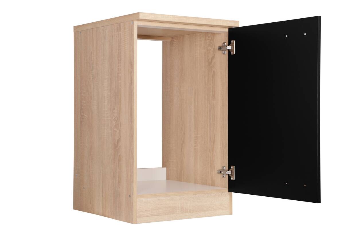 Spülenunterschrank Merle schwarz B/H/T: ca. 50x85x60 cm