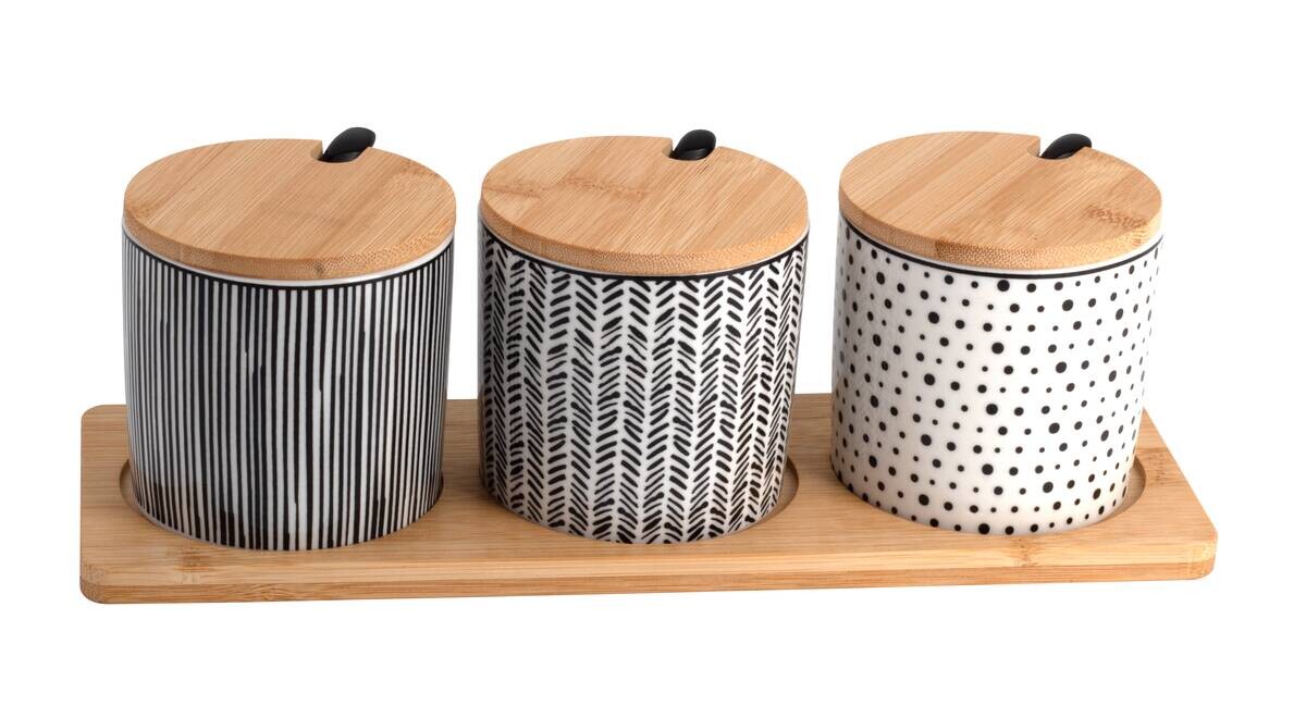 Max & Moritz Besteck weiß Keramik B/H/L: ca. 10x9x28,5 cm