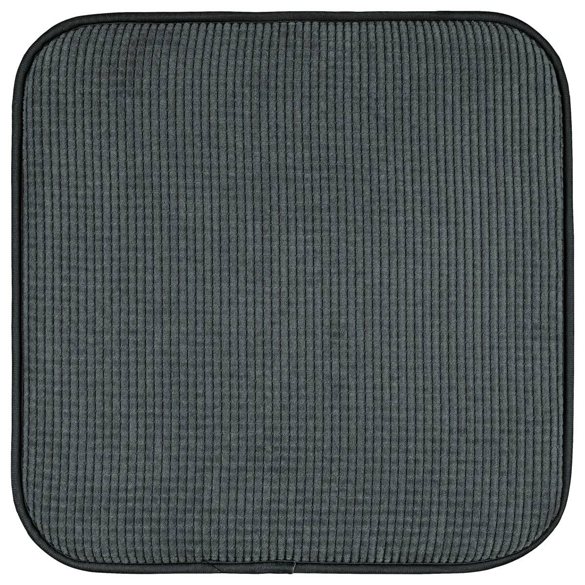 Sitzkissen anthrazit Polyester B/H/L: ca. 38x2x38 cm