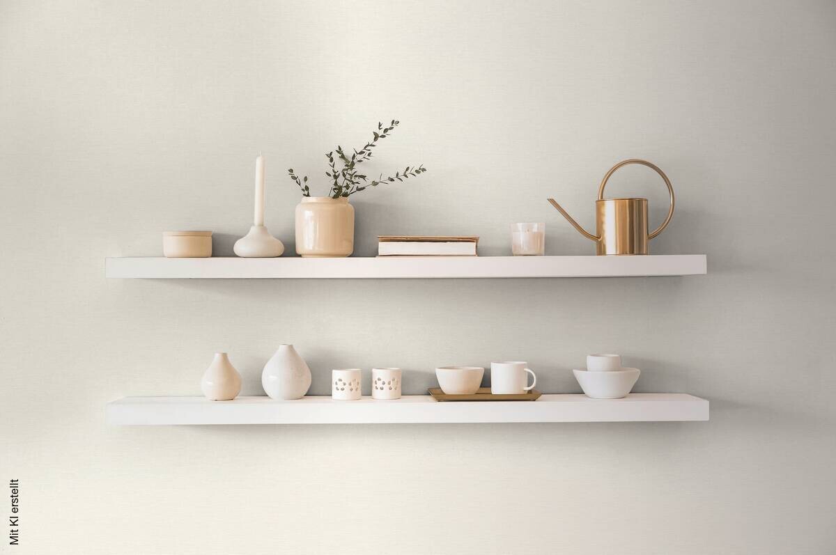 A.S.Creation Vliestapete creme B/H/D: ca. 53x1005x8,7 cm