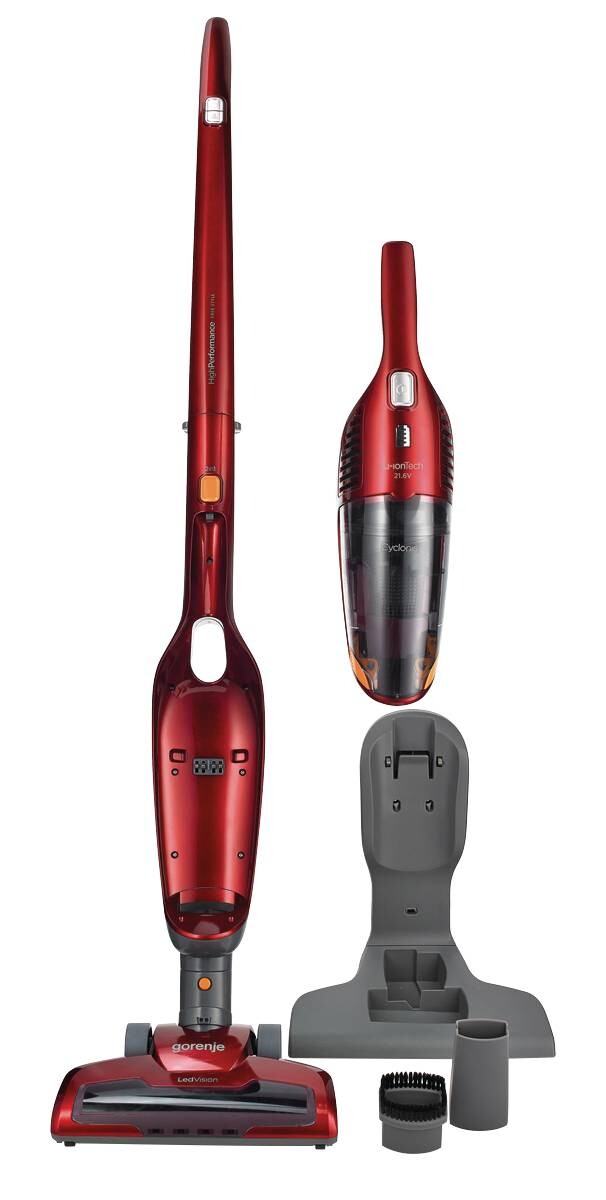 Gorenje Handstaubsauger SVC216FR rot B/H/T: ca. 26x118x17 cm