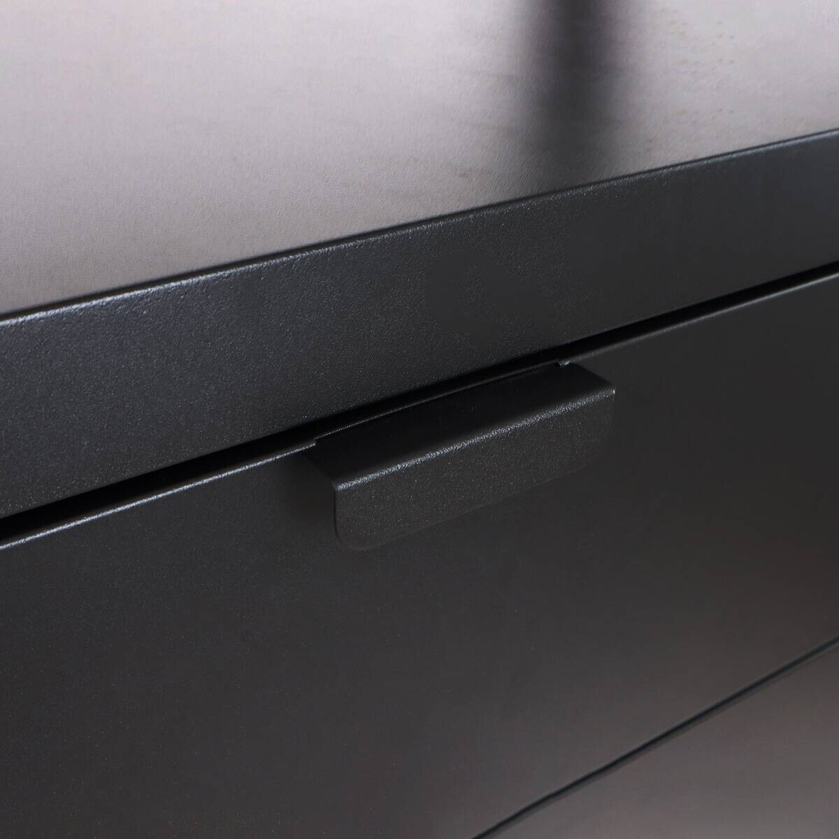 Schraubregal schwarz B/H/T: ca. 80x180x40 cm