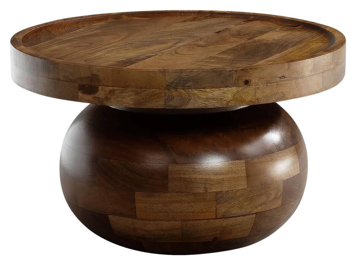Couchtisch braun H/D: ca. 31x50 cm