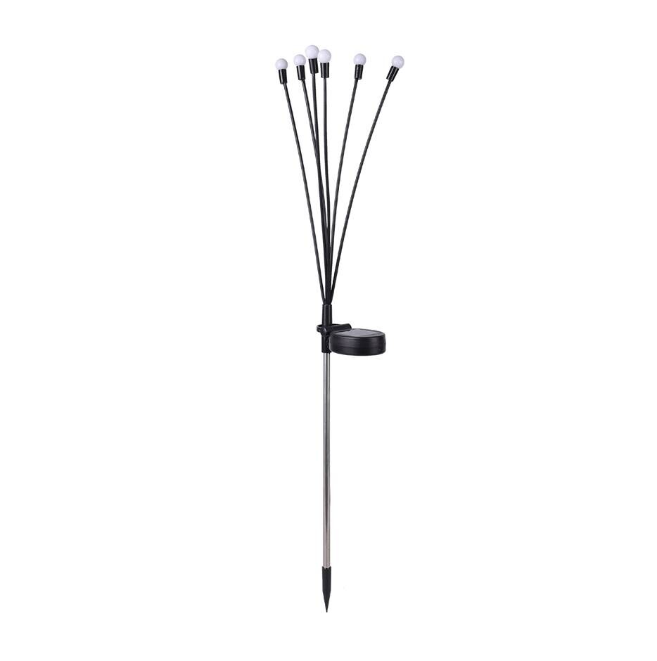 Solarleuchte schwarz Kunststoff H: ca. 70 cm