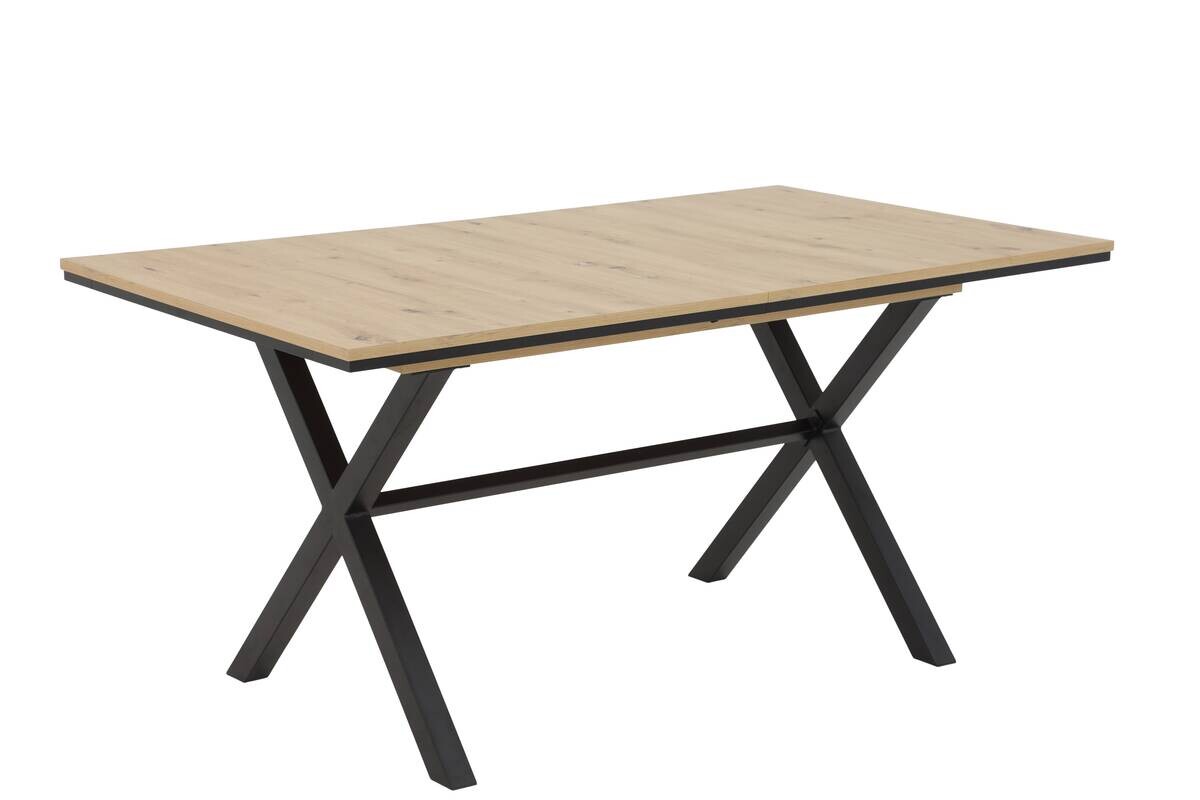 Essgruppe Karina Eiche anthrazit Microfaser B/H/T: ca. 200x76x90 cm