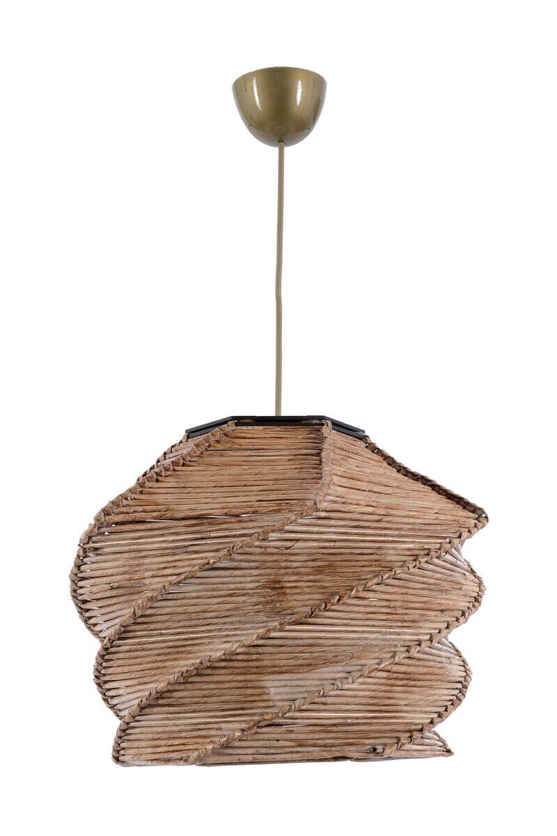 Opviq Pendelleuchte Ruche kamel B/H/T/L/D: ca. 32x65x32x32x32 cm E27 1 Brennstellen