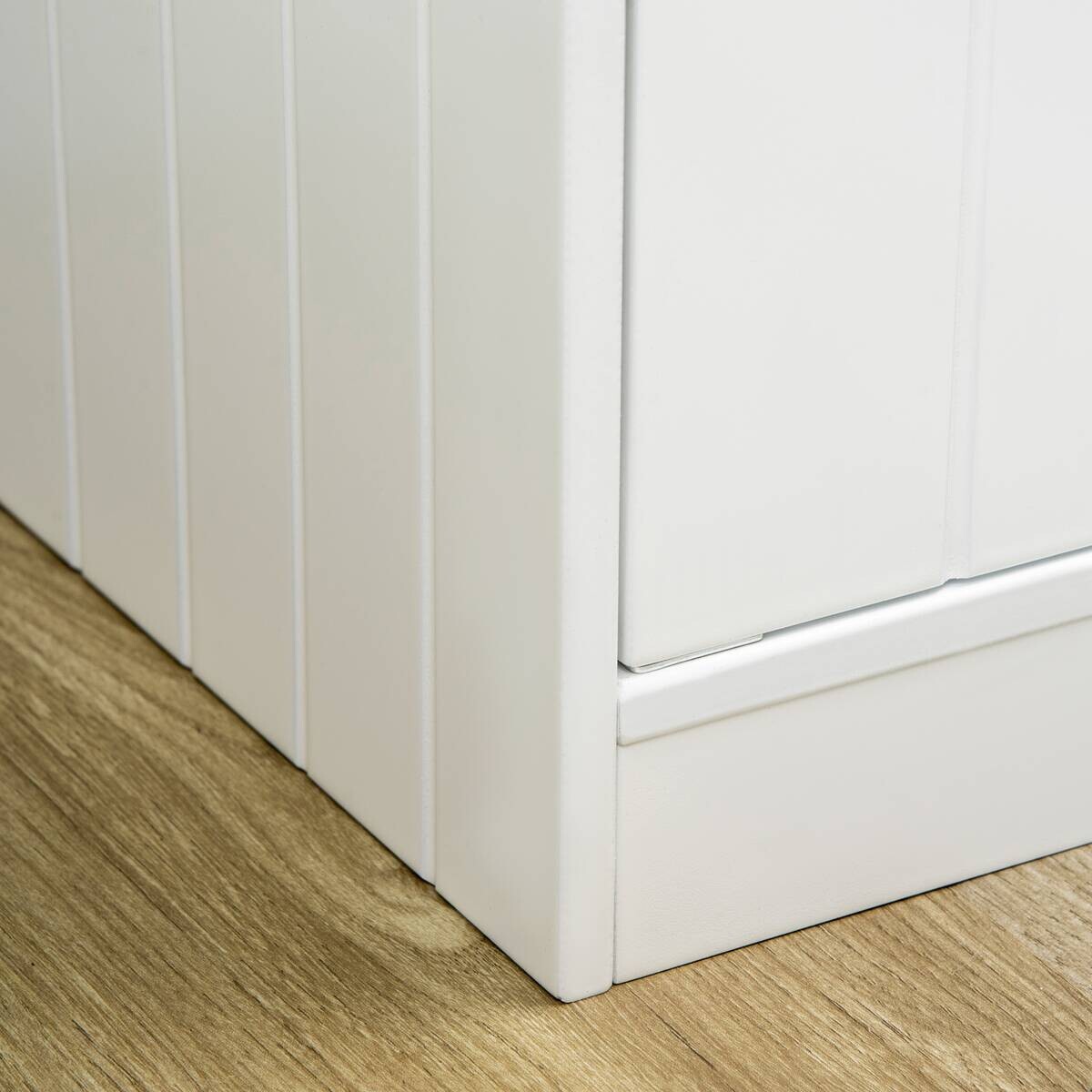 PawHut Futterstation weiß MDF B/H/L: ca. 30x35,5x60 cm