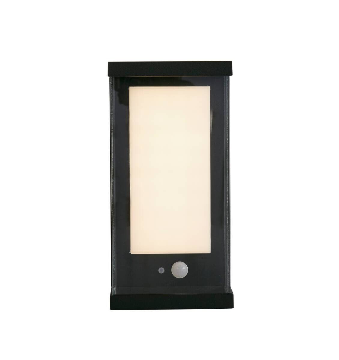 LED-Außenwandleuchte klar schwarz weiß B/H/T: ca. 12,6x25,3x8,5 cm