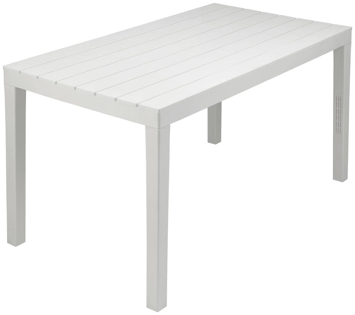 ProGarden Kunststofftisch Sumatra weiß Kunststoff B/H/L: ca. 78x72x138 cm