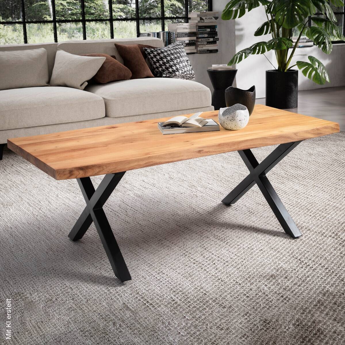 Couchtisch B/H/T: ca. 120x46x60 cm