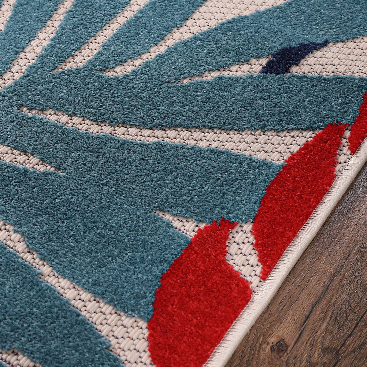 Sanat Outdoorteppich FLORAL bunt B/L: ca. 120x170 cm