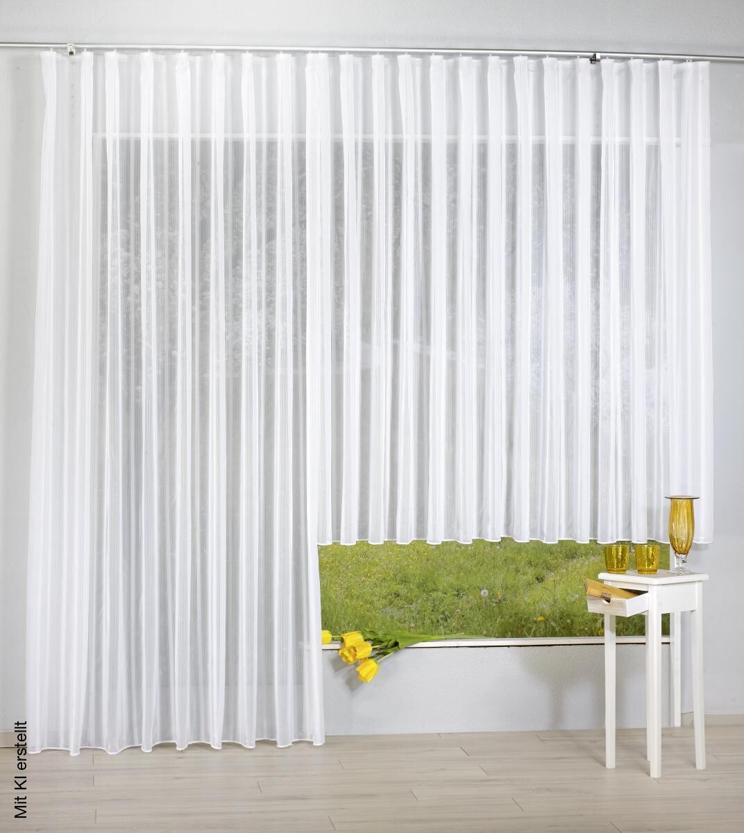 POCOline Fertigstore Finnesse weiß B/L: ca. 300x175 cm