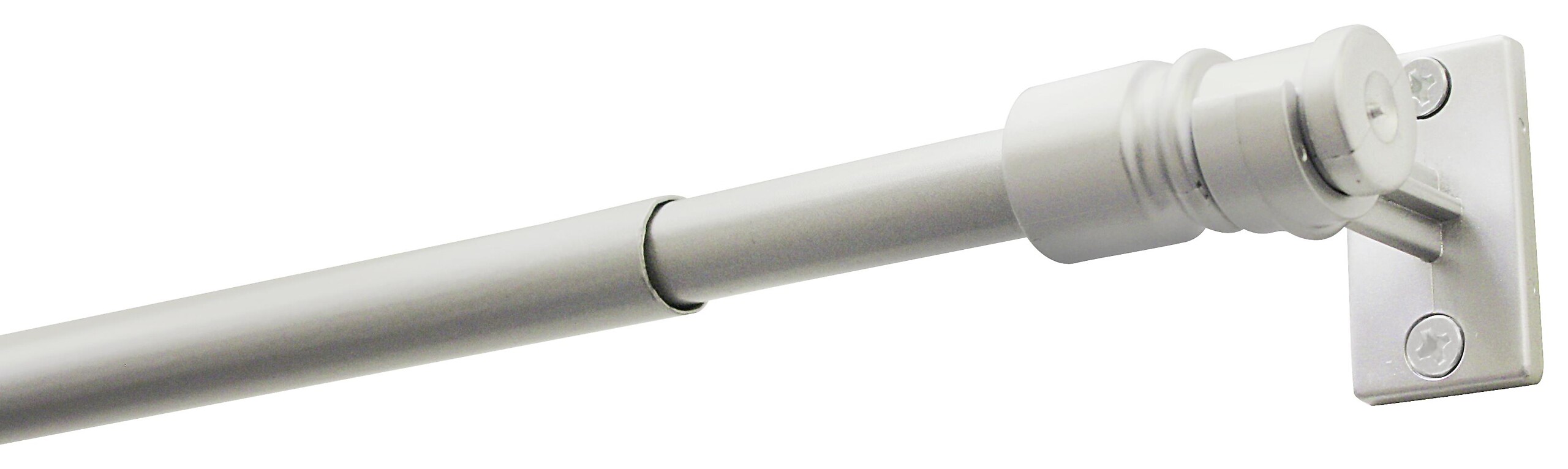 Boviva Bistrostange Madrid silber Metall D: ca. 1 cm ausziehbar von ca. 75 bis 125 cm 1 Läufe