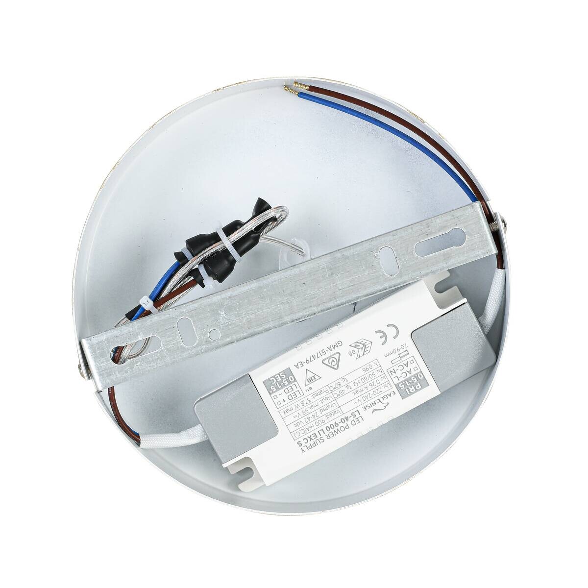 Nolo LED-Pendelleuchte Shine champagner B/H/L: ca. 35x120x35 cm