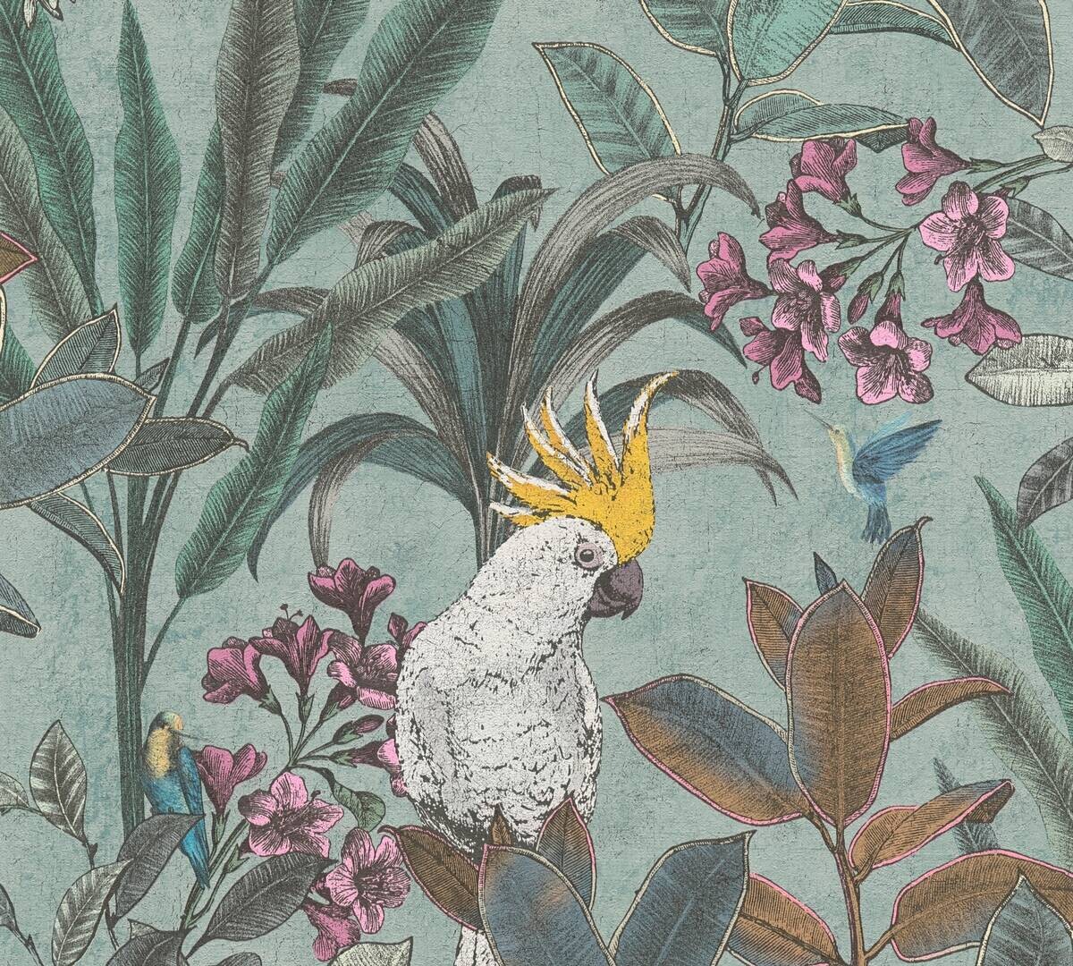 A.S.Creation Vliestapete pink blau B/H/D: ca. 53x1005x8 cm