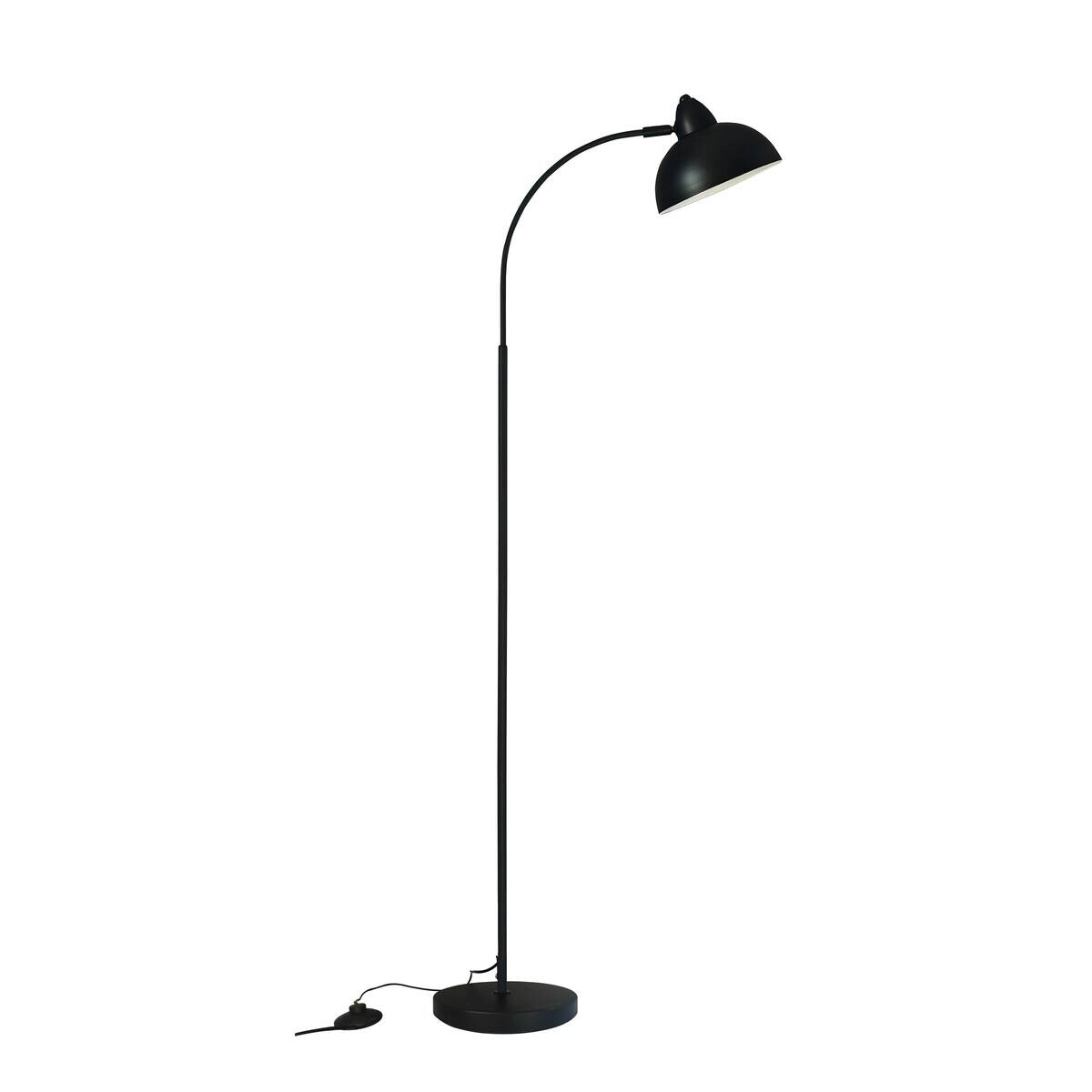POCOline Stehlampe Fabienne schwarz Metall B/H/L: ca. 54x150x54 cm E27 1 Brennstellen