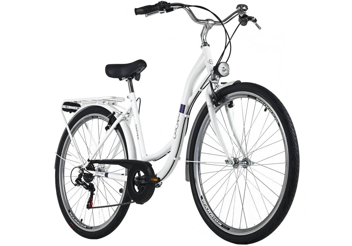 DaCapo Trekking-Bike Ravenna 6 28 Zoll Rahmenhöhe 48 cm 6 Gänge weiß weiß ca. 28 Zoll