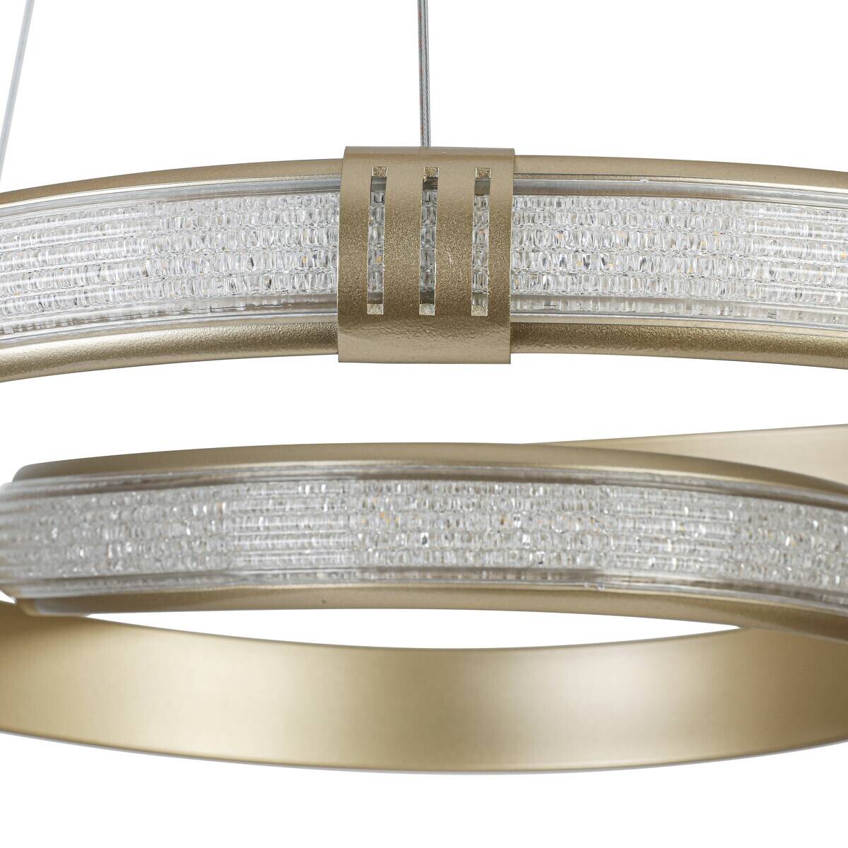 Nolo LED-Pendelleuchte Shine champagner B/H/T: ca. 50x120x50 cm