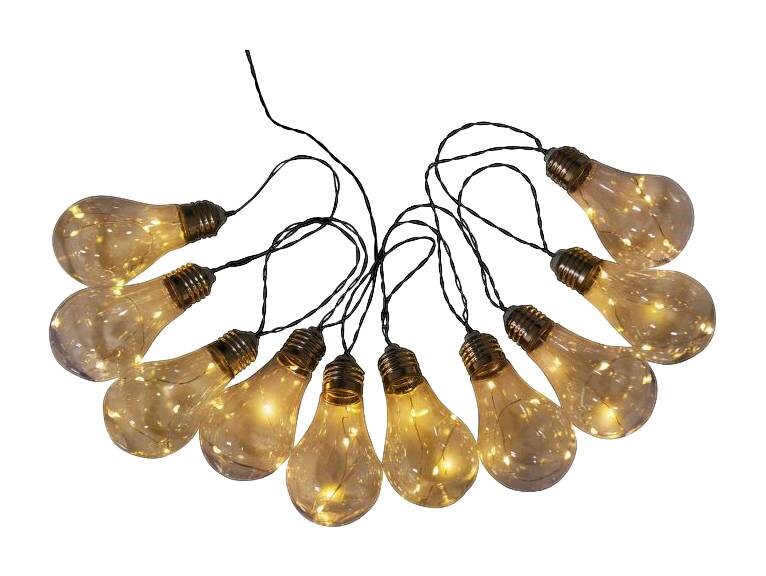 LED/Solar Lichterkette 3 m