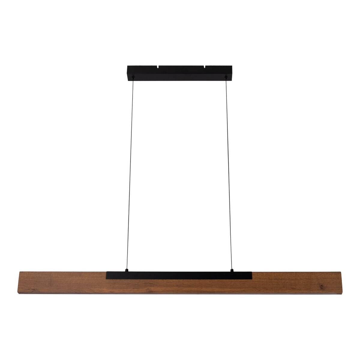 Näve Leuchten LED-Pendelleuchte braun Metall B/H/T: ca. 122,2x150x6 cm