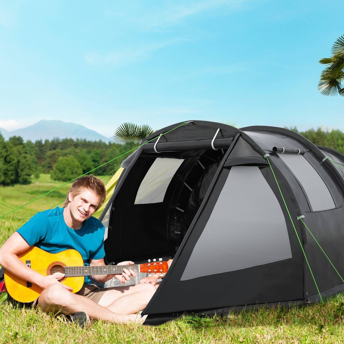 Outsunny Campingzelt B/H/L: ca. 264x172x475 cm