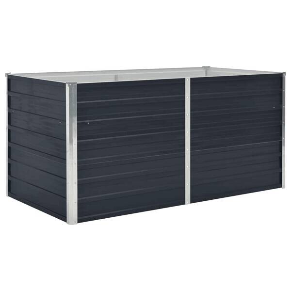 Hochbeet anthrazit Metall B/H/L: ca. 80x45x160 cm