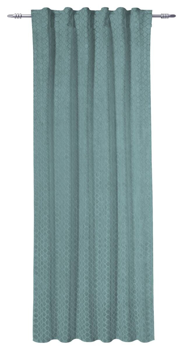 POCOline Verdunklungsvorhang Pia silber B/L: ca. 140x245 cm