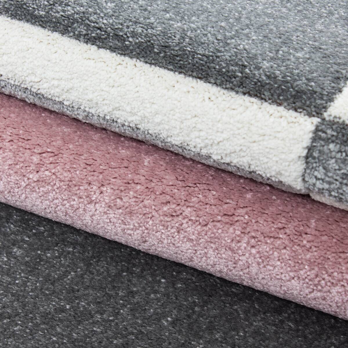 Ayyildiz Teppich HAWAII pink B/L: ca. 280x370 cm