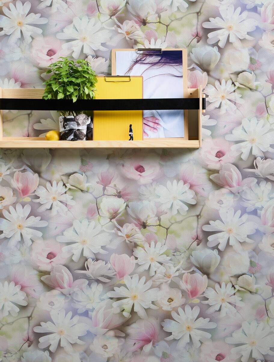 A.S.Creation Papiertapete rosa weiß lila B/H/D: ca. 53x1005x7,1 cm