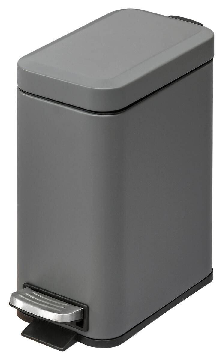 HOMCOM Mülleimer grau B/H/L: ca. 14x29,2x32 cm