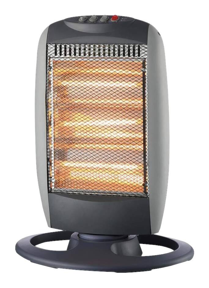 BHP Terassenheizstrahler Taiga B992329 grauschwarz Kunststoff B/H/T: ca. 28x48x7,5 cm ca. 1200 W