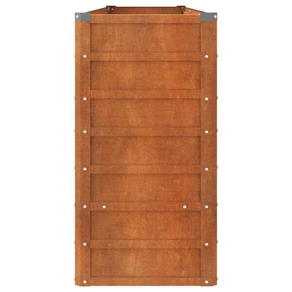 Hochbeet braun Stahl B/H/L: ca. 77x320x40 cm
