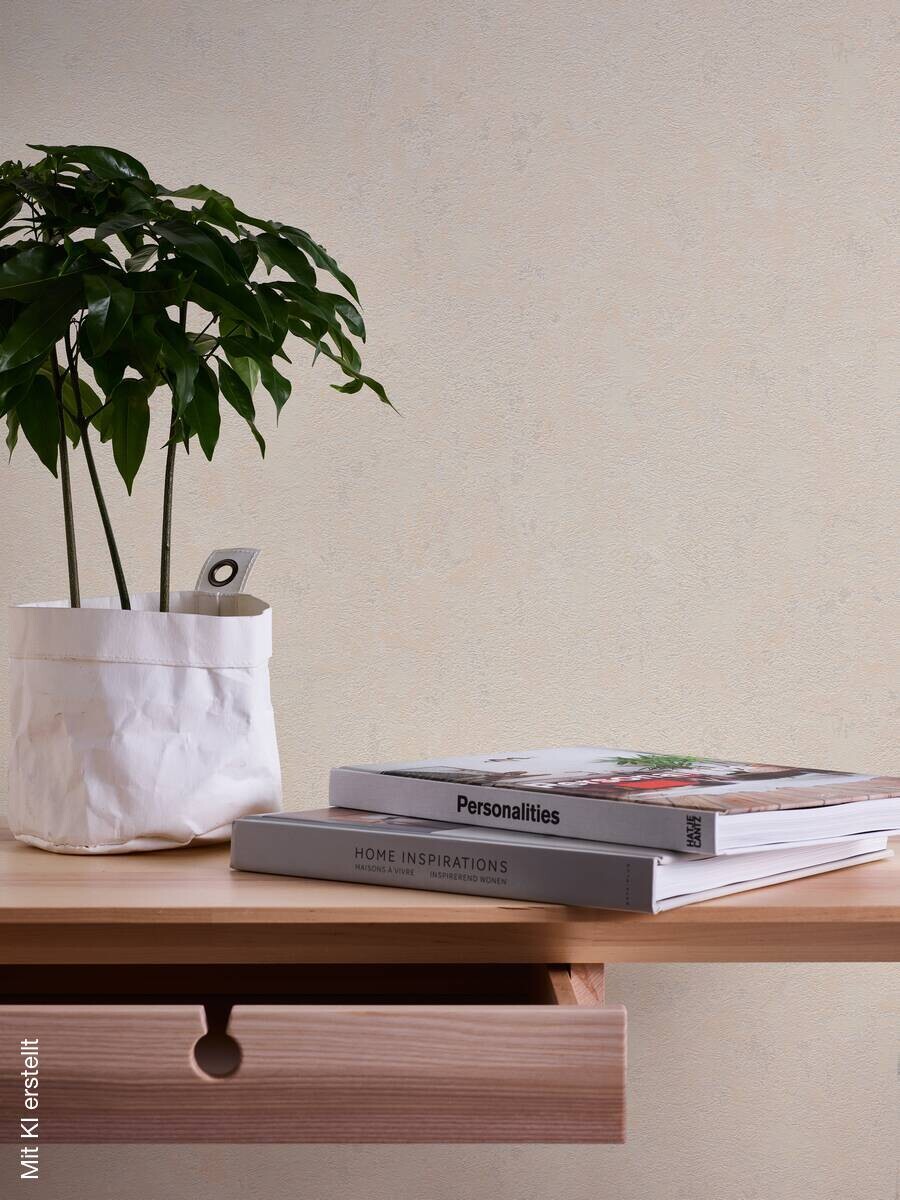 A.S.Creation Vliestapete beige B/H/D: ca. 53x1005x9 cm