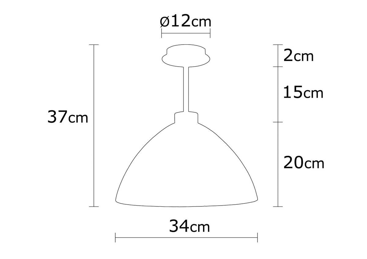 Opviq Deckenleuchte Bergama gold Metall Glas B/H/T/L/D: ca. 34x37x34x34x34 cm E27 1 Brennstellen