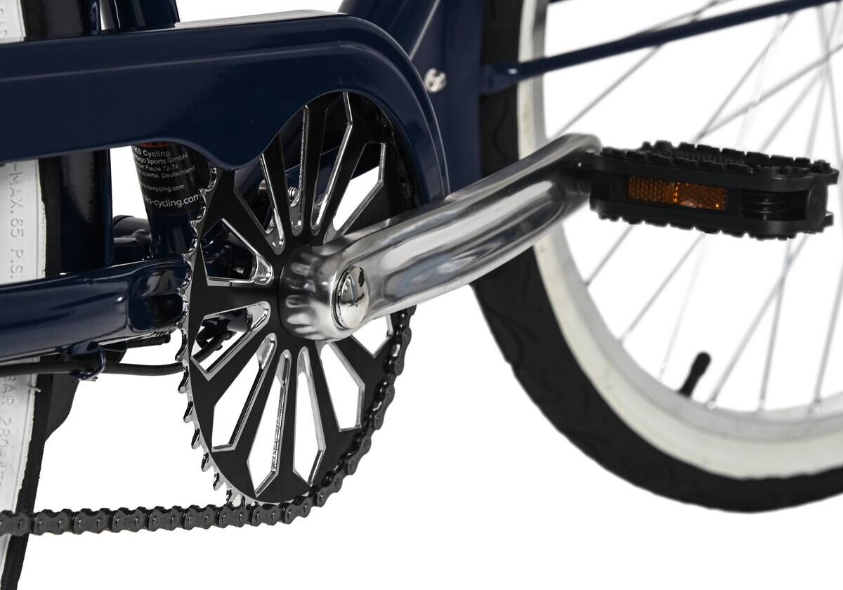 DaCapo City-Bike California 26 Zoll Rahmenhöhe 46 cm 3 Gänge blau blau ca. 26 Zoll