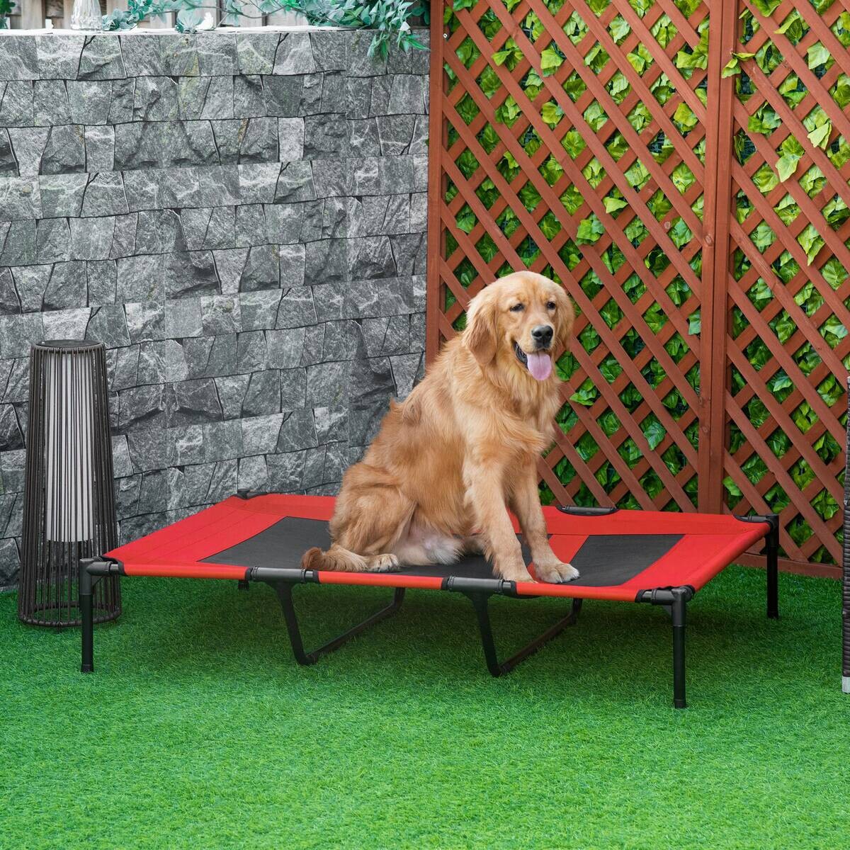 PawHut Hunde-Zubehör schwarz Polypropylen B/H/L: ca. 92x122x23 cm