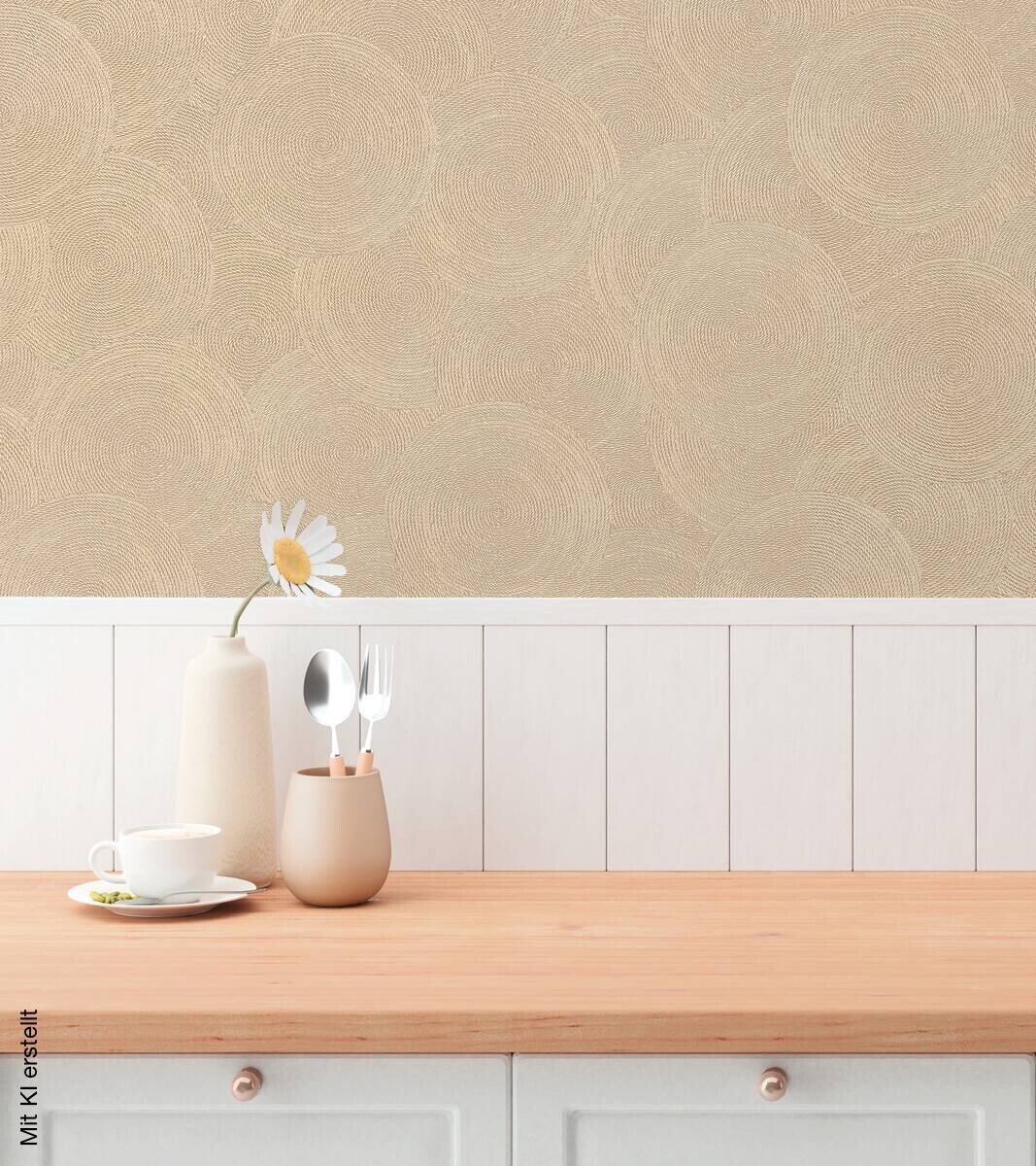 A.S.Creation Vliestapete beige orange B/H/D: ca. 53x1005x8,6 cm