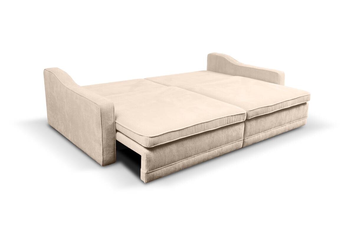 Big Sofa Evora creme Microfaser B/H/T: ca. 276x71x137 cm