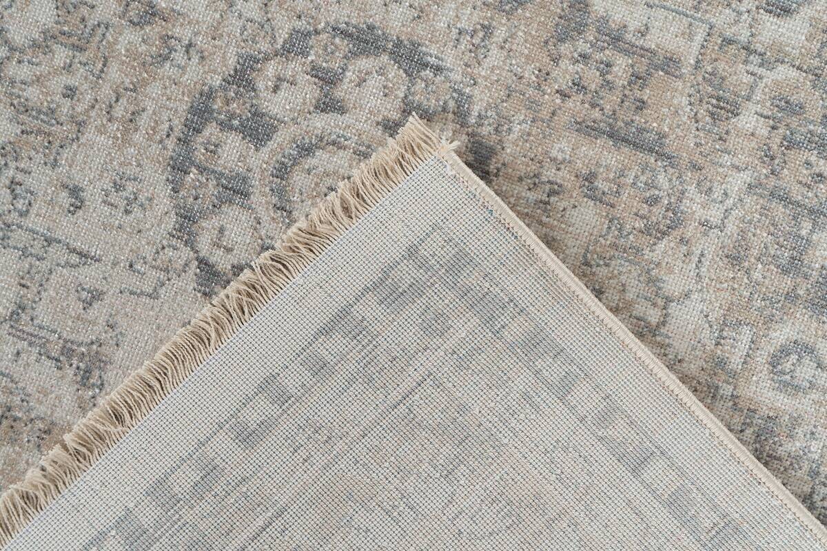 Kayoom Kurzflorteppich Milan 125 grau B/H/L: ca. 160x0,5x230 cm