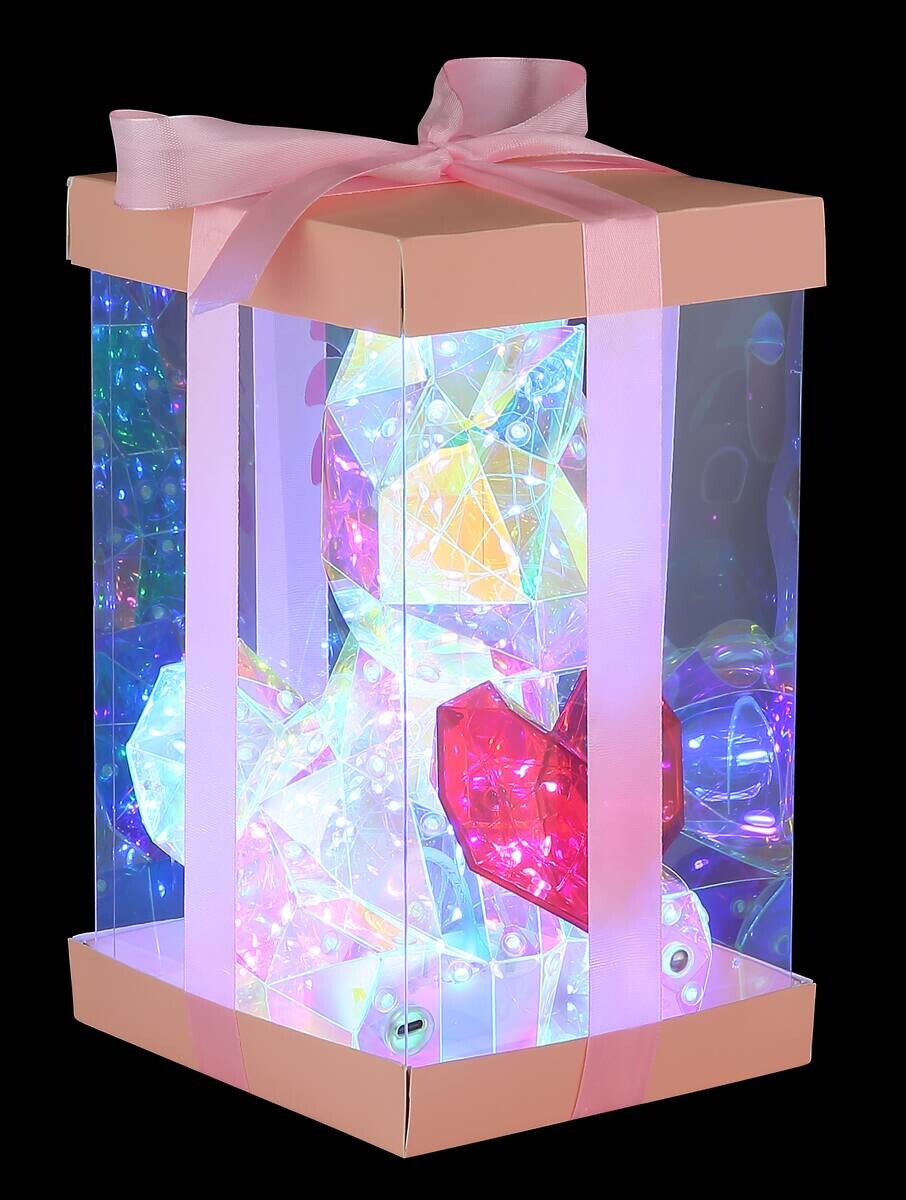 GLOBO LED-Dekoleuchte BRONDAR klar Kunststoff B/H/T: ca. 15x23x13 cm 1 Brennstellen