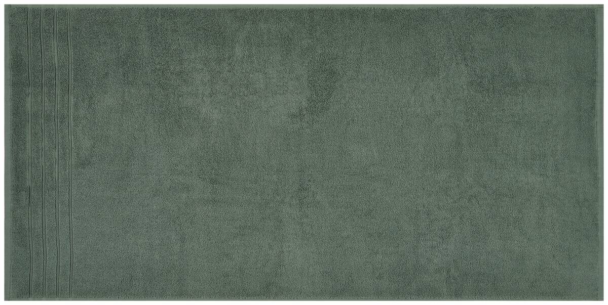 POCOline Duschtuch Pisa grün 100% Baumwolle B/L: ca. 70x140 cm
