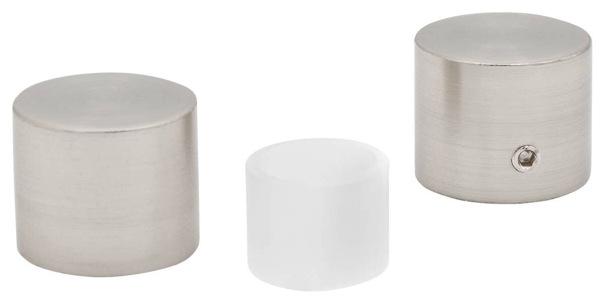 ondeco Endstück cap Edelstahloptik Metall