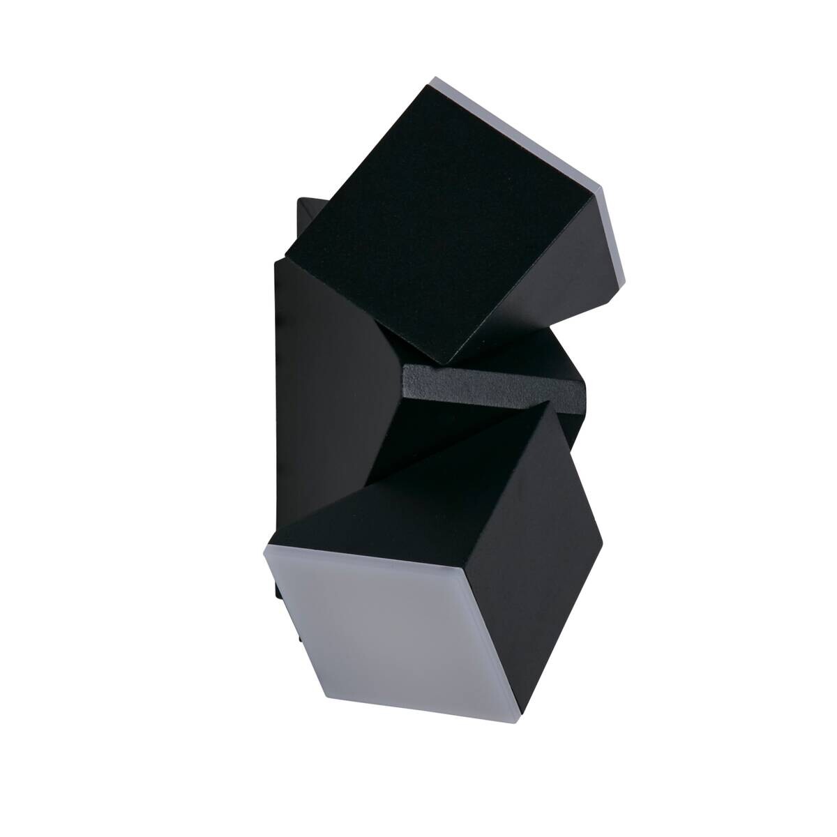 LED-Außenwandleuchte weiß schwarz B/H/T: ca. 6,2x14x9 cm