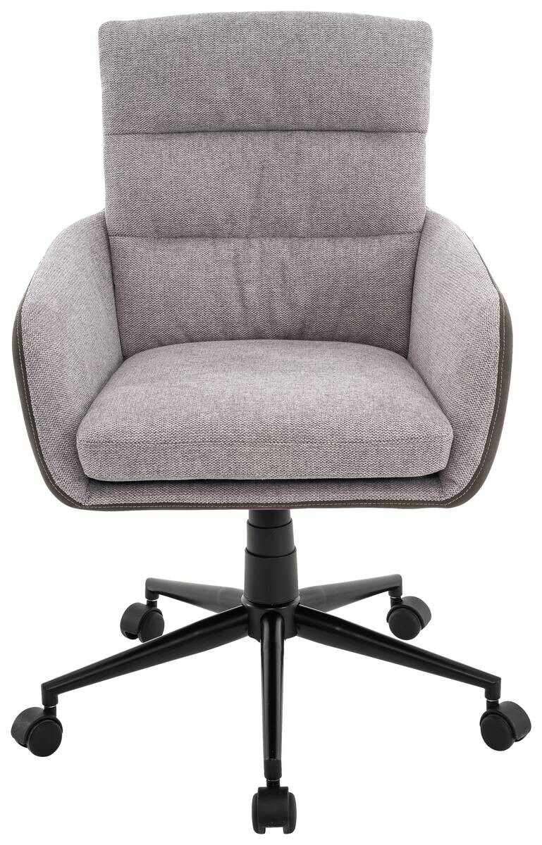 Drehstuhl Hannah grau Stoff