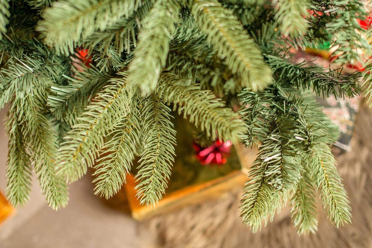 Evergreen Weihnachtsbaum Vermont Fichte grün PVC H/D: ca. 180x129 cm