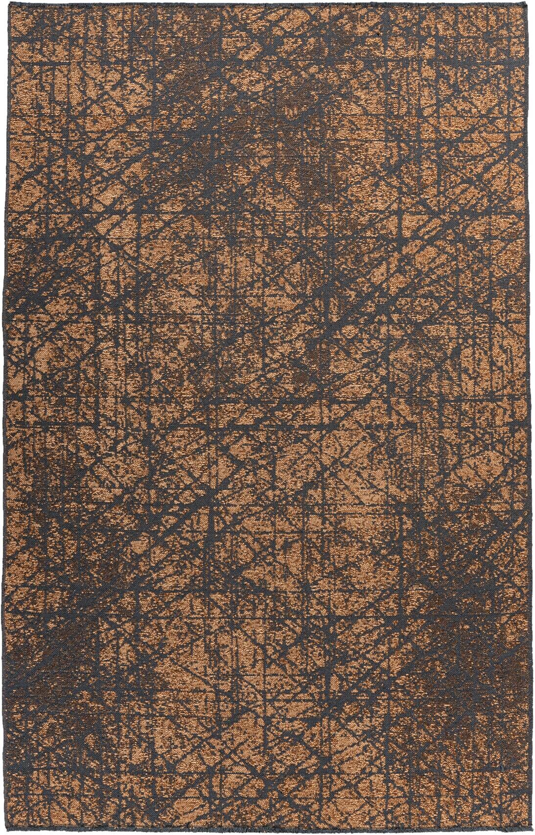 Kayoom Flachflorteppich Kalea 225 gelb B/H/L: ca. 120x0,8x170 cm